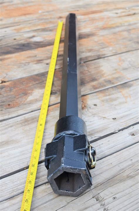 lowe skid steer auger parts|2 inch hex auger extension.